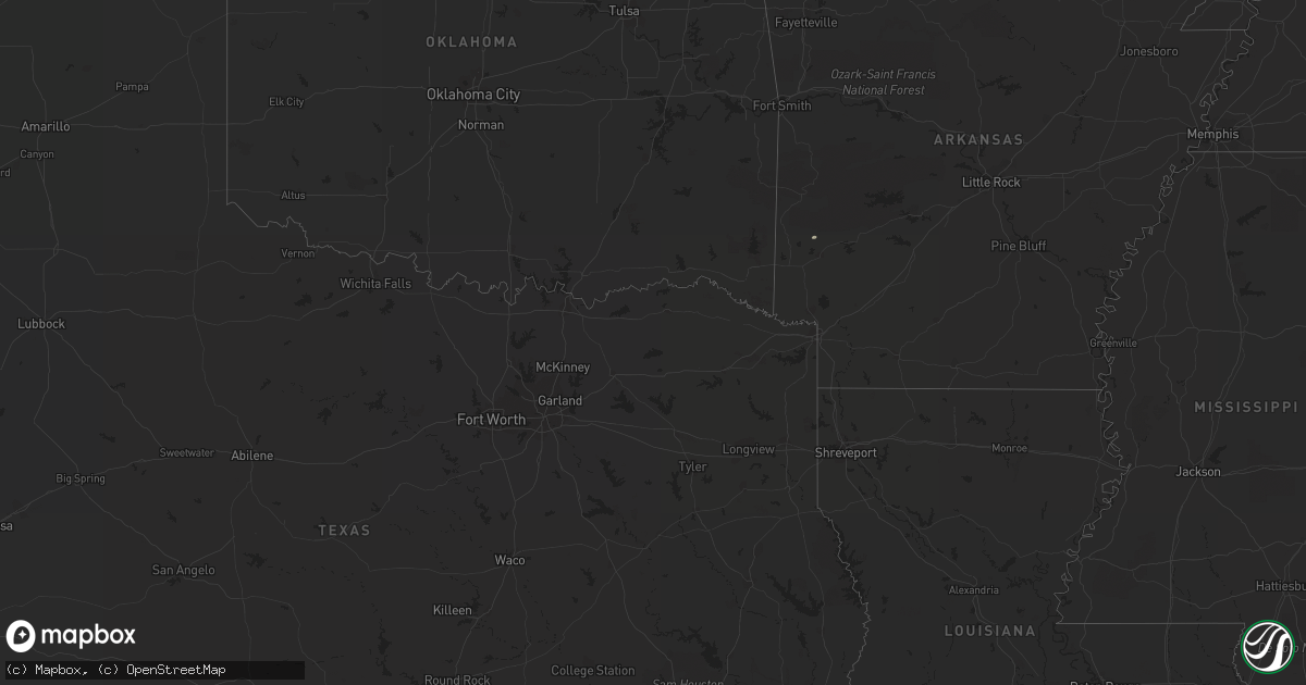 Hail map in Arizona on August 16, 2011