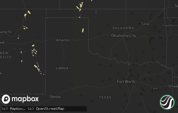 Hail map preview on 08-16-2013