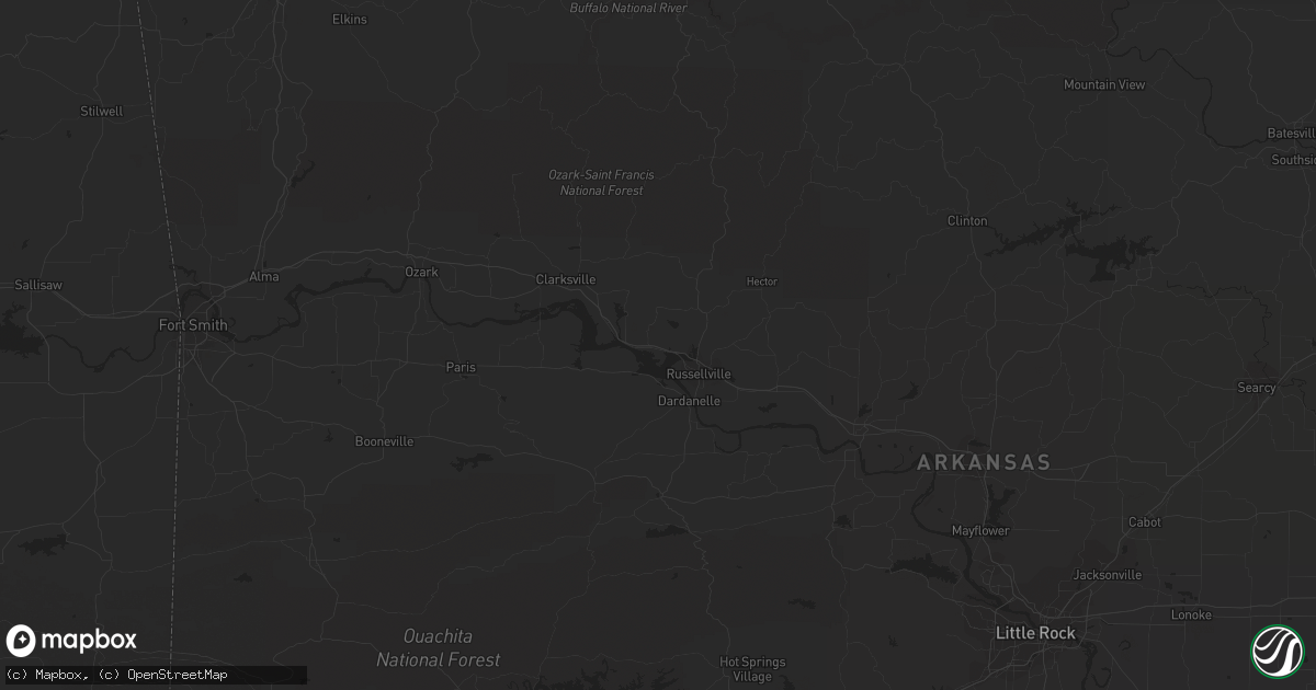 Hail map in Richland, MO on August 16, 2014
