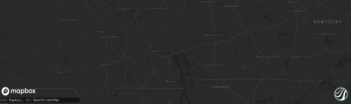 Hail map in Waycross, GA on August 16, 2023