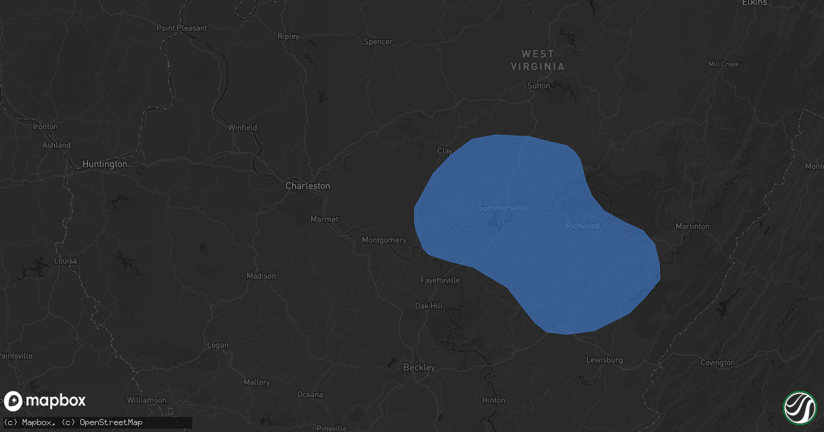 Hail map in Dixie, WV on August 16, 2026