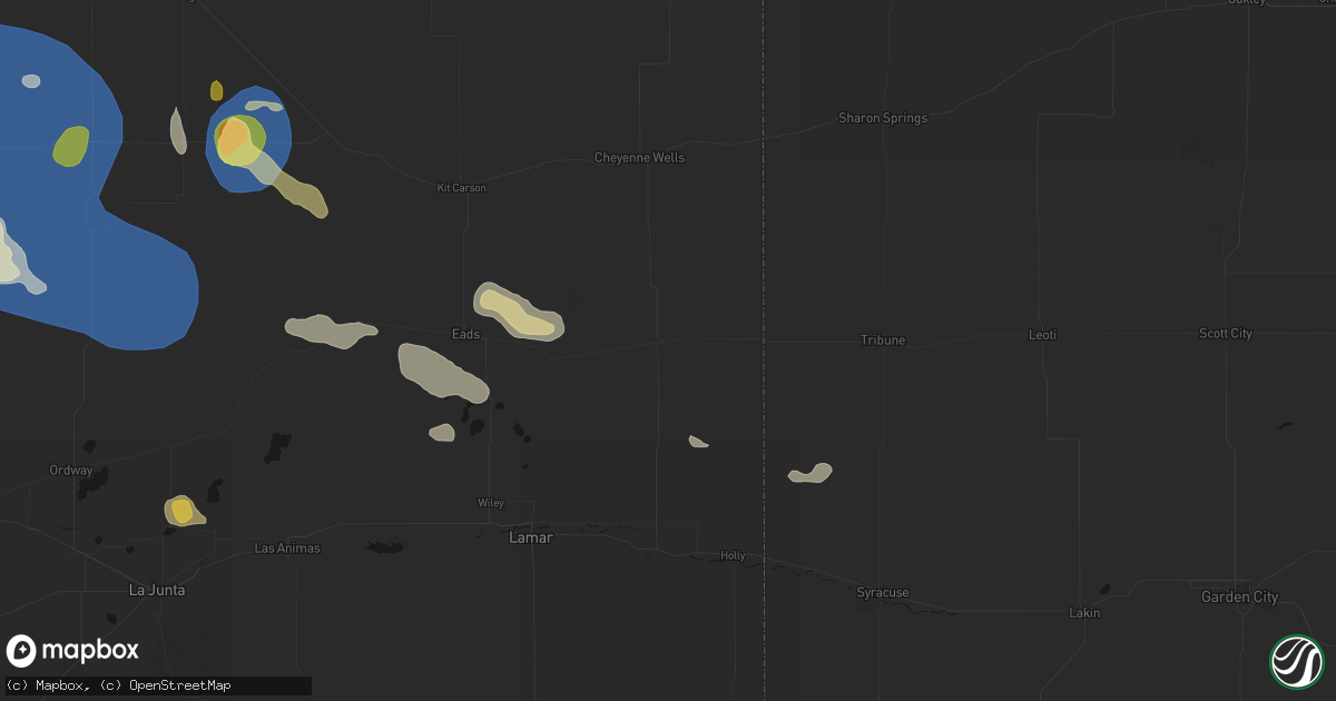 Hail map in Sheridan Lake, CO on August 16, 2026