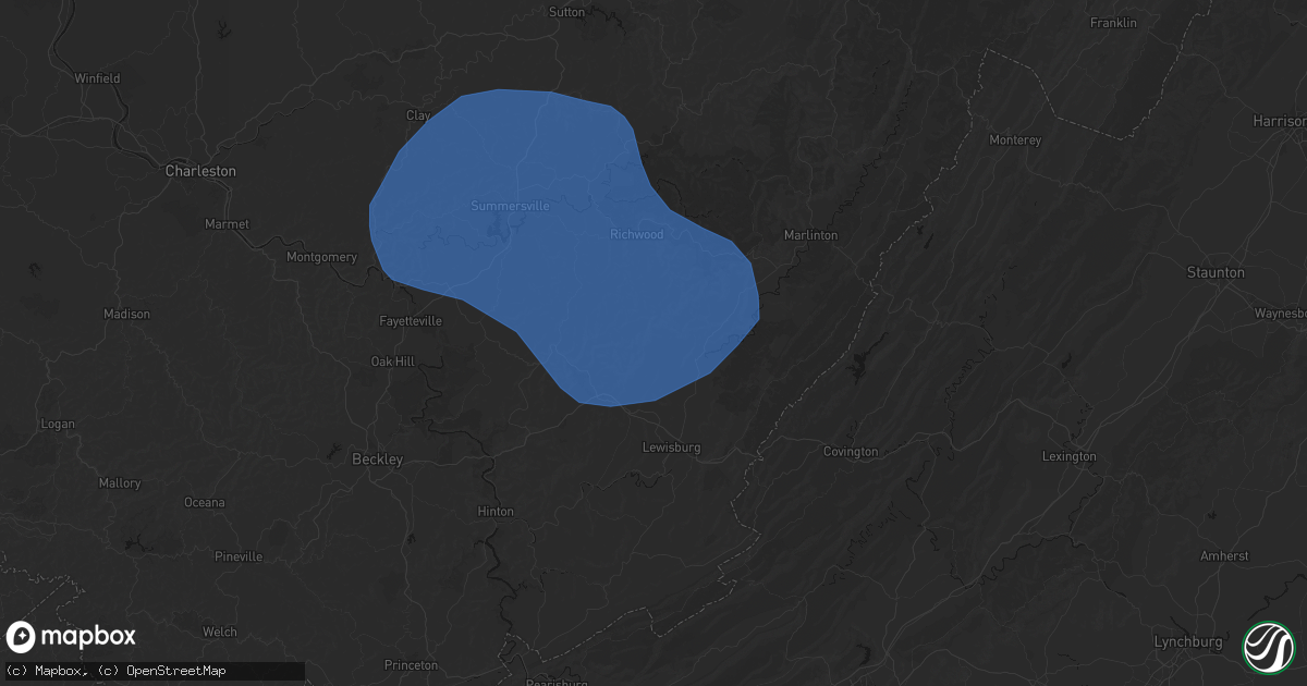 Hail map in Williamsburg, WV on August 16, 2026