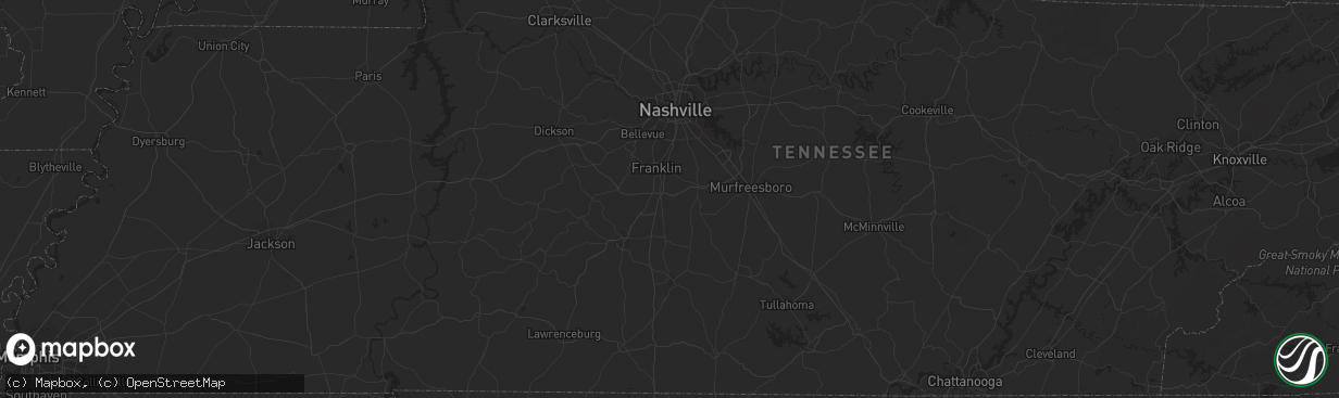 Hail map in Malvern, AR on August 17, 2012