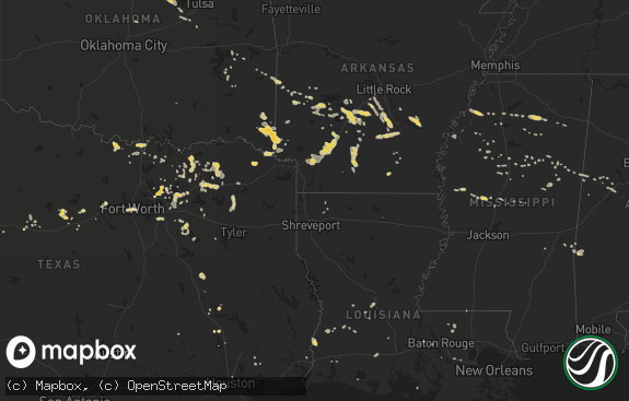 Hail map preview on 08-17-2012