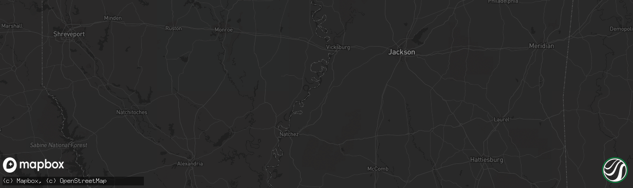 Hail map in Thomasville, GA on August 17, 2013