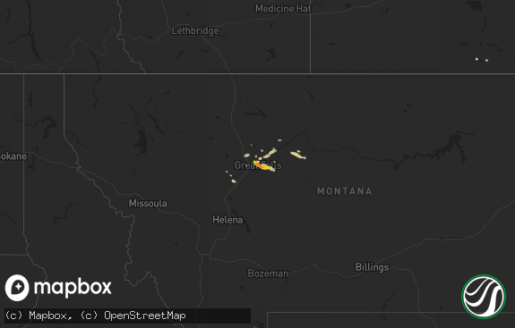 Hail map preview on 08-17-2016