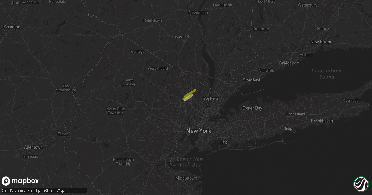 Hail map in Fair Lawn, NJ on August 17, 2018