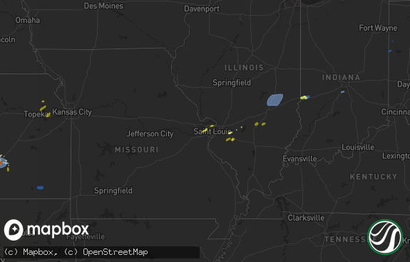 Hail map preview on 08-17-2019