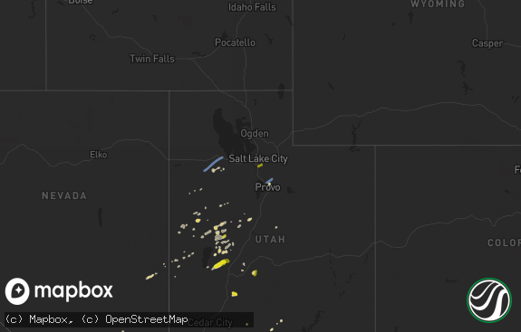 Hail map preview on 08-17-2021