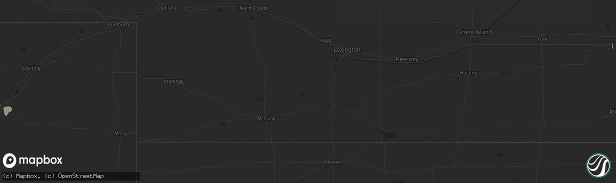 Hail map in Boron, CA on August 18, 2013