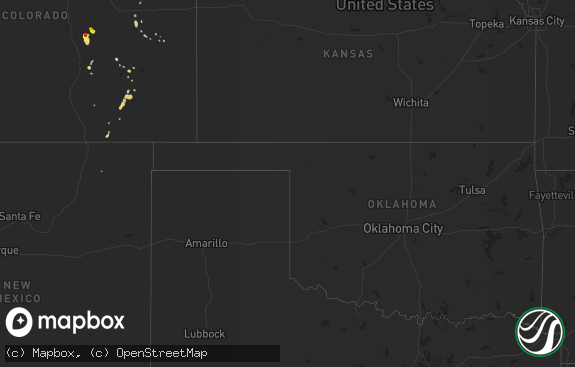 Hail map preview on 08-18-2013