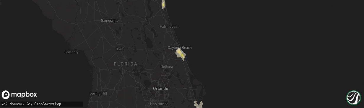 Hail map in Port Orange, FL on August 18, 2020