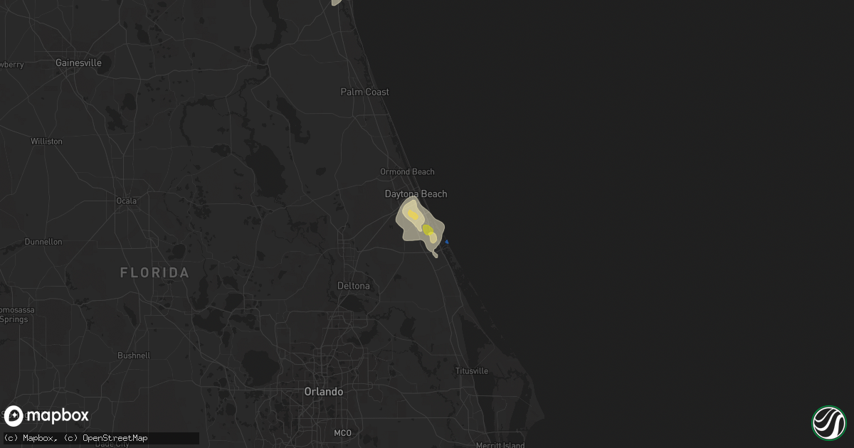 Hail map in Port Orange, FL on August 18, 2020