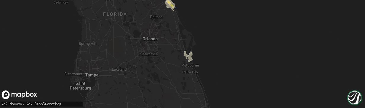 Hail map in Rockledge, FL on August 18, 2020