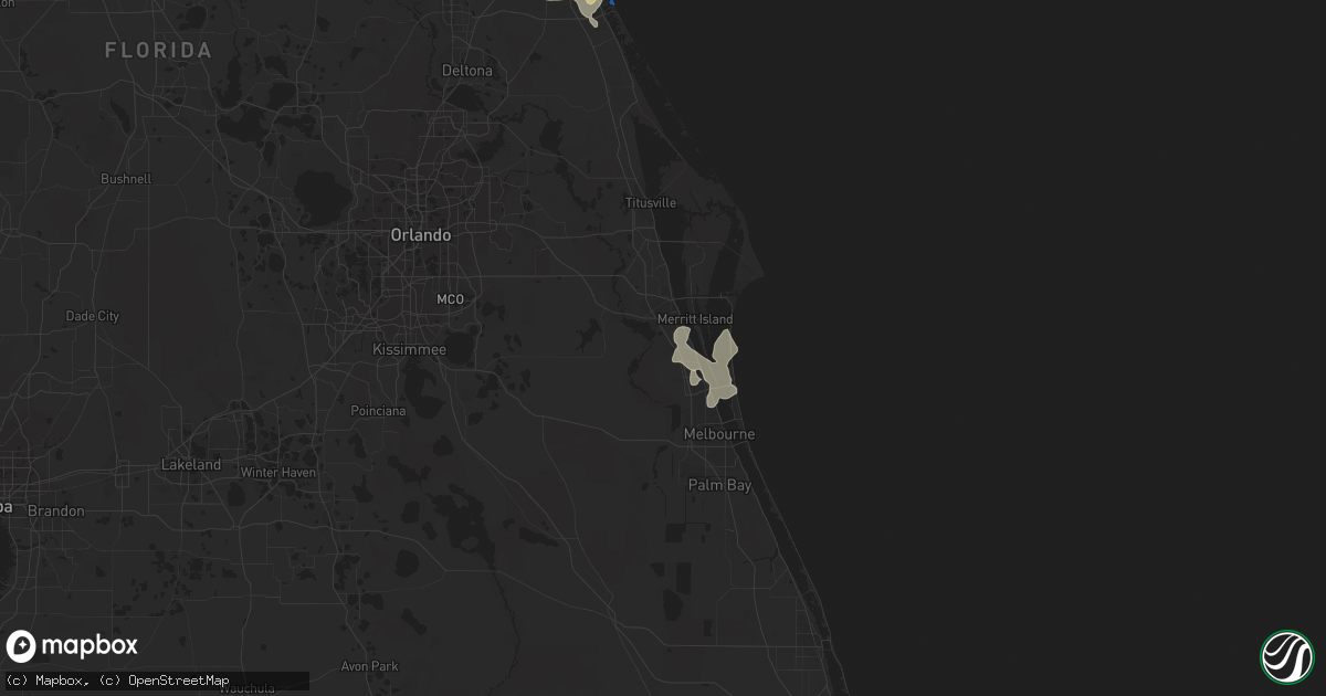 Hail map in Rockledge, FL on August 18, 2020