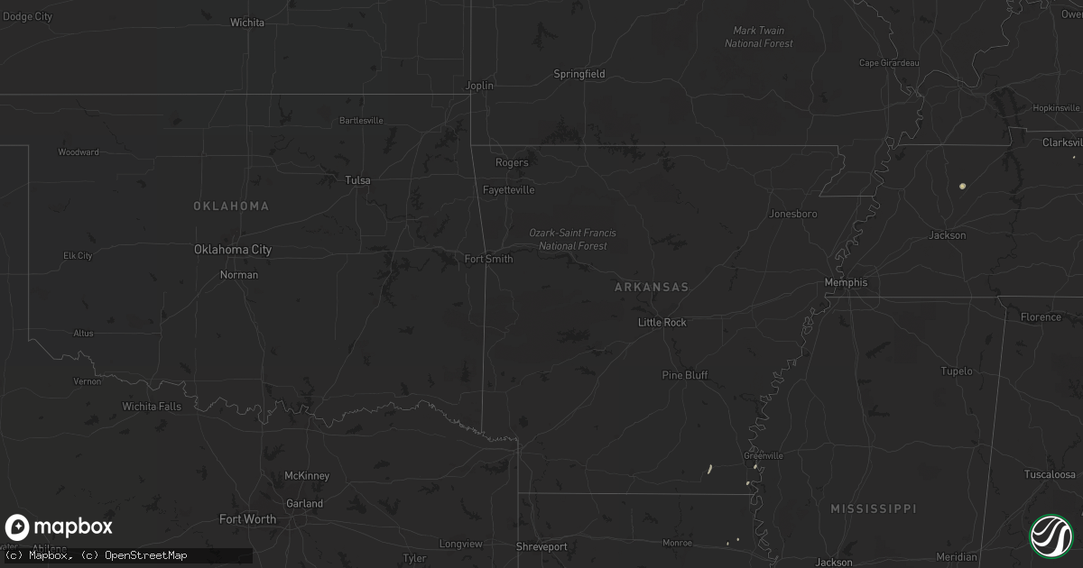 Hail map on August 18, 2021