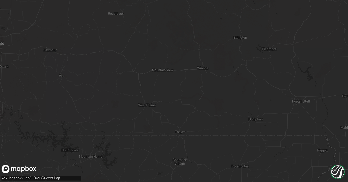 Hail map in Limon, CO on August 18, 2023