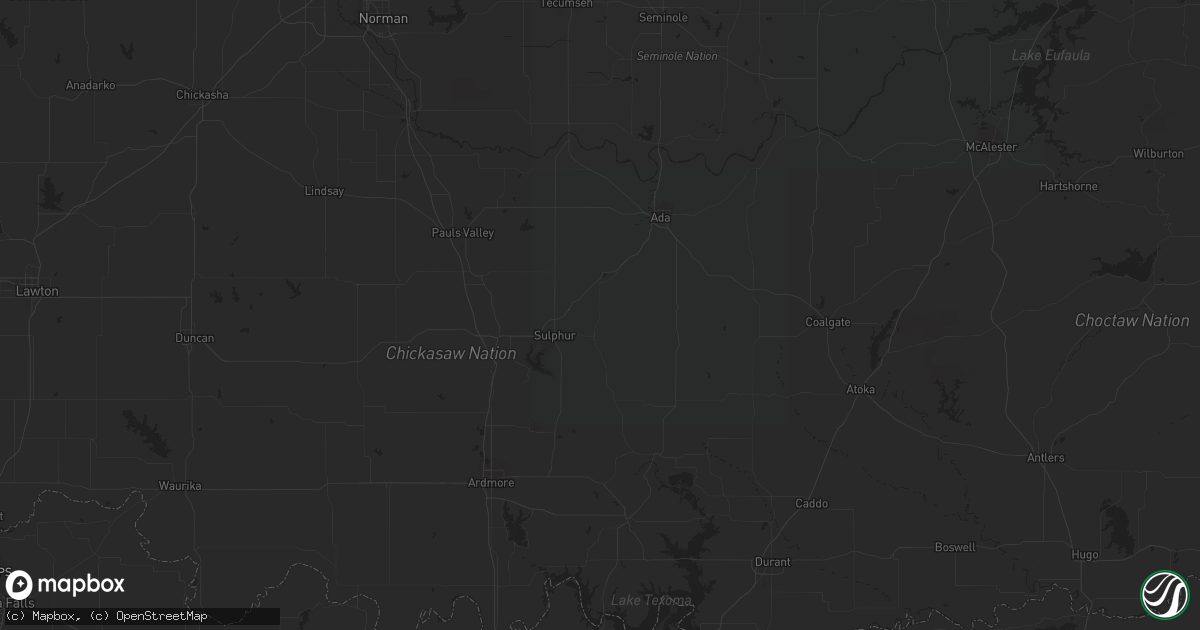 Hail map in Saint Johns, AZ on August 18, 2023