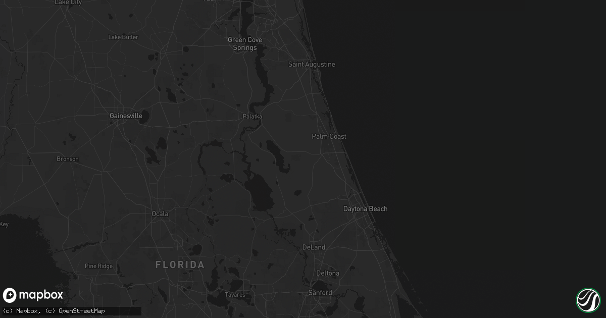 Hail map in Bunnell, FL on August 18, 2026
