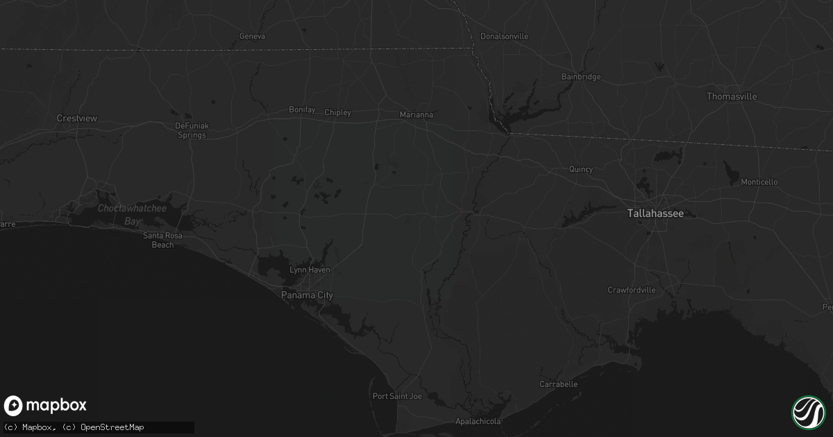 Hail map in Clarksville, FL on August 18, 2026