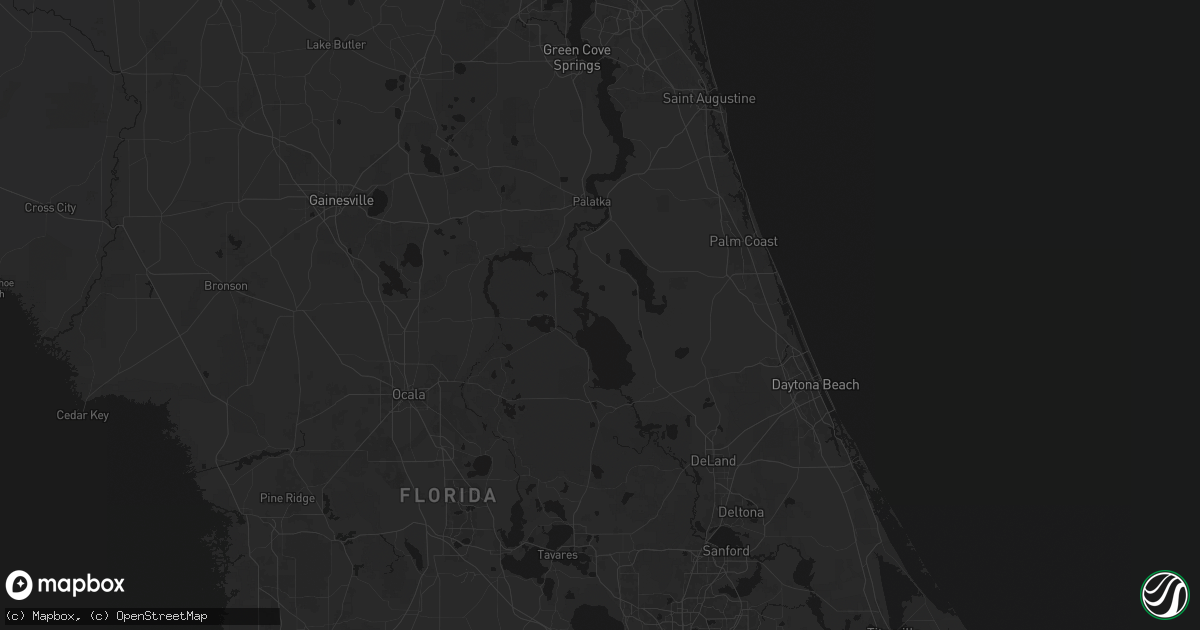 Hail map in Georgetown, FL on August 18, 2026