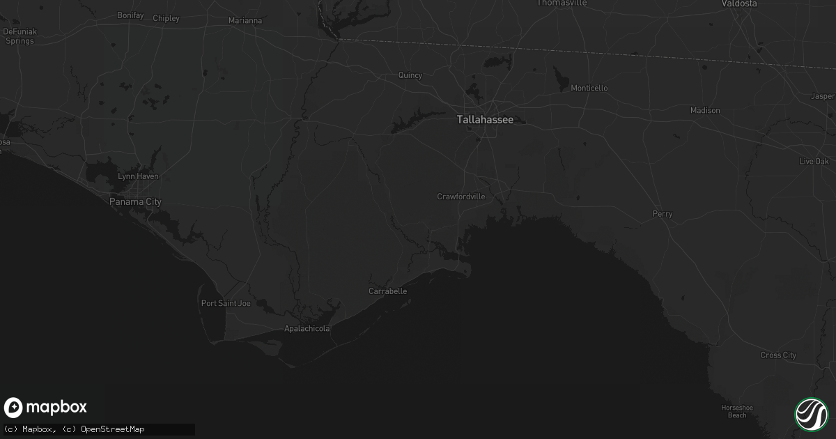 Hail map in Sopchoppy, FL on August 18, 2026