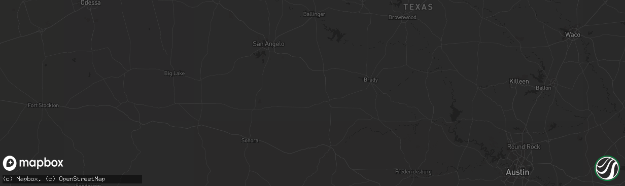 Hail map in Lancaster, CA on August 19, 2013