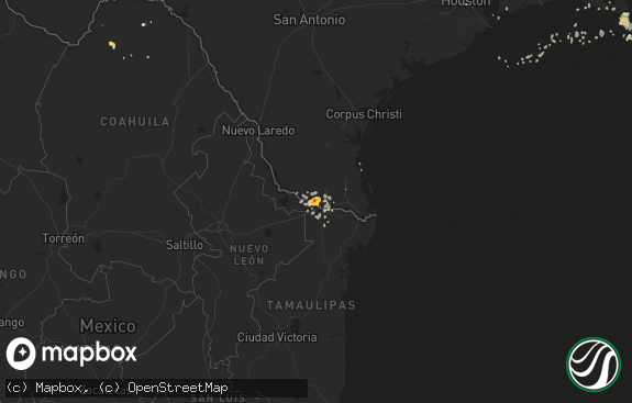 Hail map preview on 08-19-2015