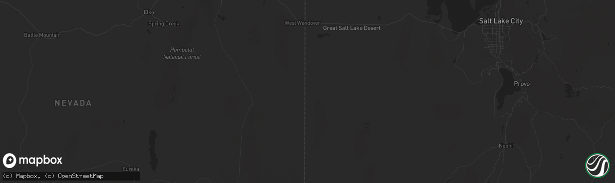 Hail map in Covelo, CA on August 19, 2023