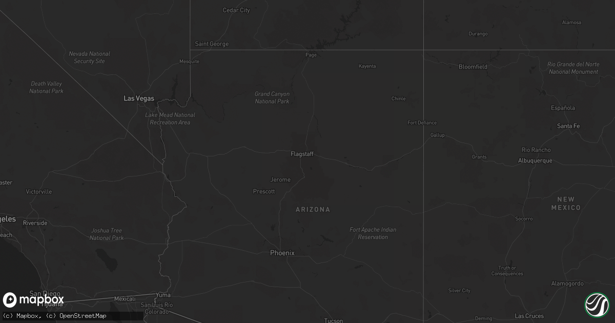 Hail map on August 19, 2023