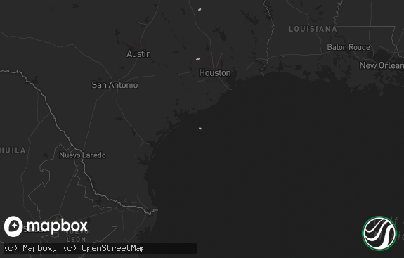 Hail map preview on 08-19-2025