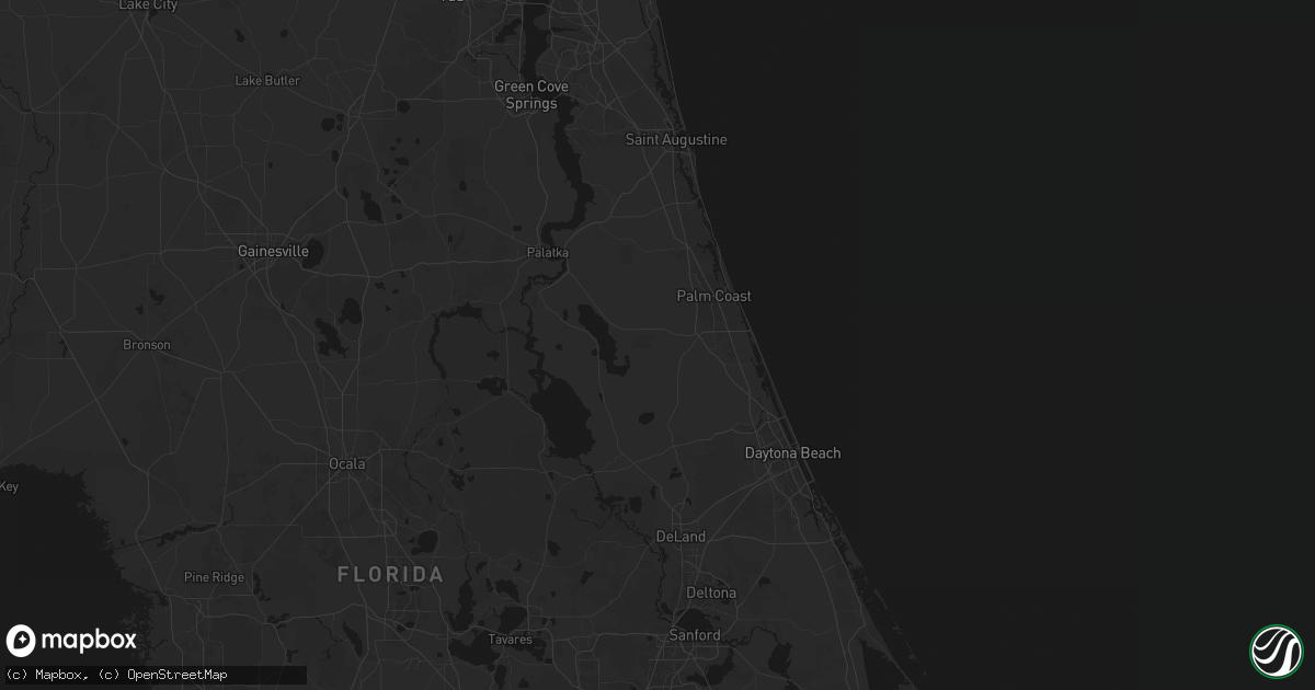 Hail map in Bunnell, FL on August 19, 2026