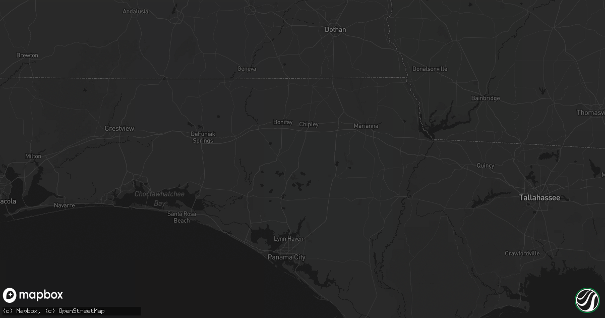 Hail map in Chipley, FL on August 19, 2026