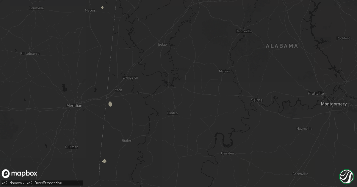 Hail map in Gallion, AL on August 19, 2026