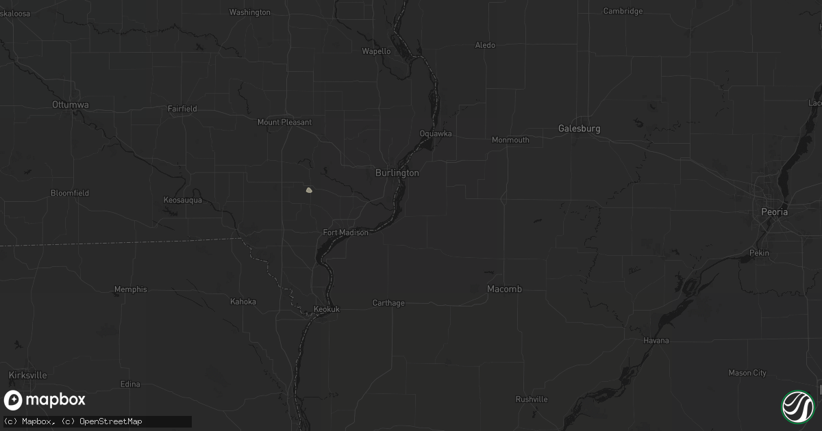 Hail map in Lomax, IL on August 19, 2026