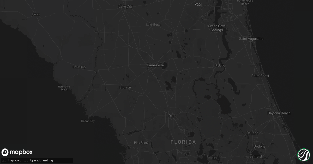 Hail map in Micanopy, FL on August 19, 2026