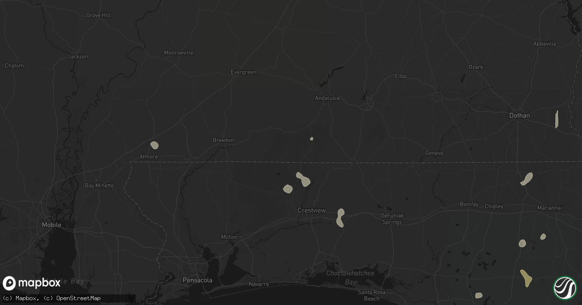 Hail map in Wing, AL on August 19, 2026