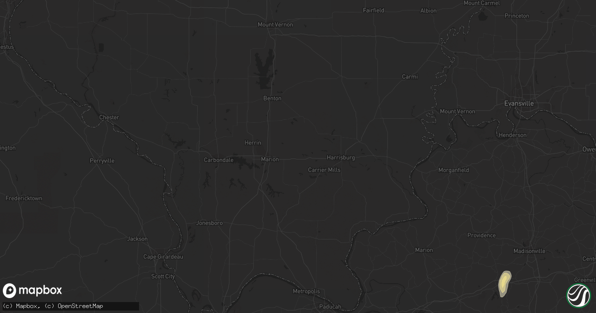 Hail map in Tampa, FL on August 20, 2013