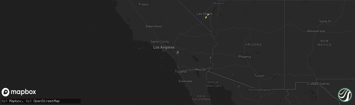 Hail map on August 20, 2014