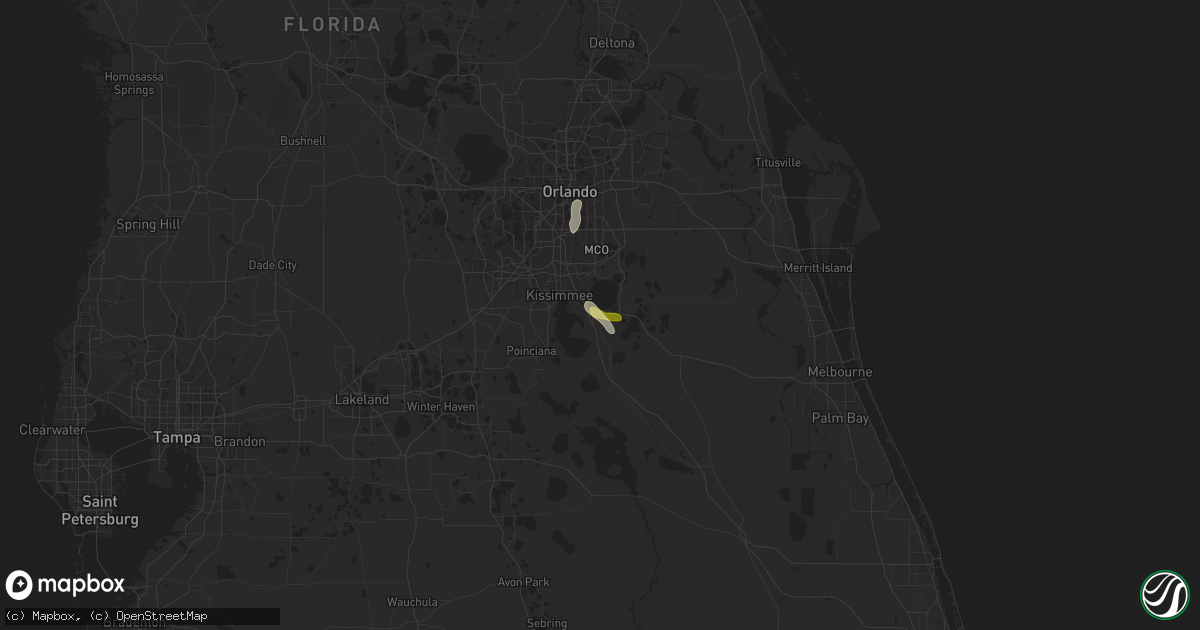 Hail map in Saint Cloud, FL on August 20, 2015
