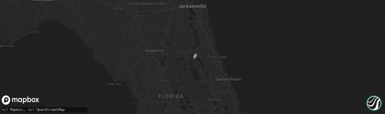 Hail map in Satsuma, FL on August 20, 2015