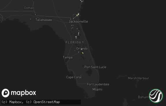 Hail map preview on 08-20-2015