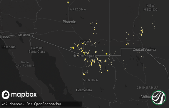 Hail map preview on 08-20-2018