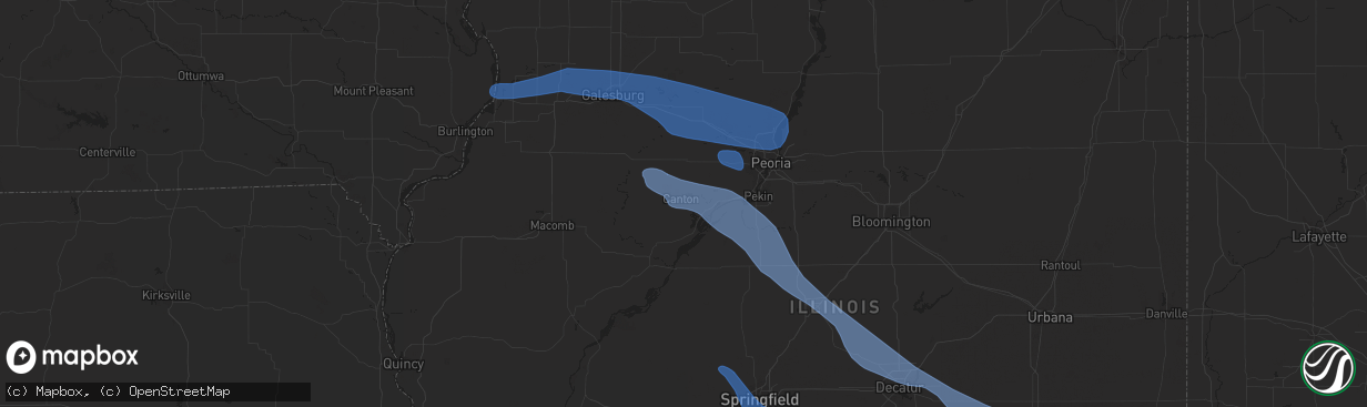 Hail map in Canton, IL on August 20, 2019