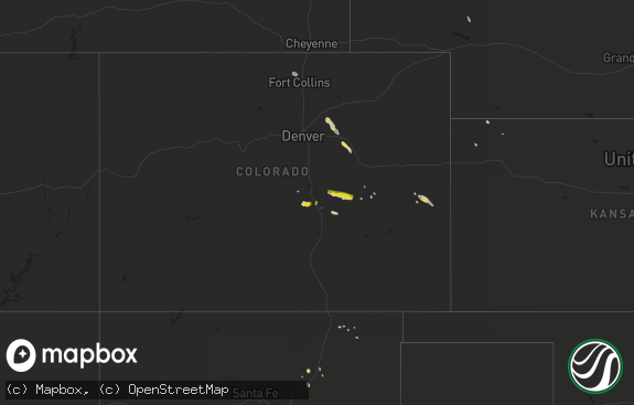 Hail map preview on 08-20-2020