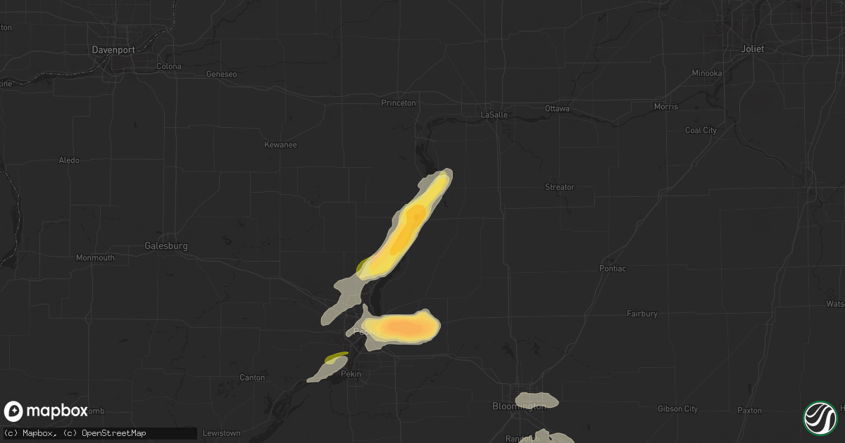 Hail map in Lacon, IL on August 20, 2022
