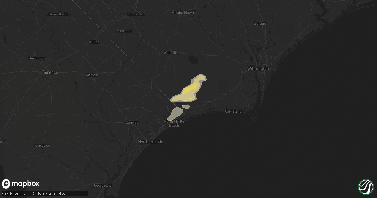 Hail map in Longwood, NC on August 20, 2024