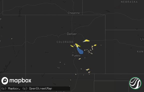 Hail map preview on 08-20-2024