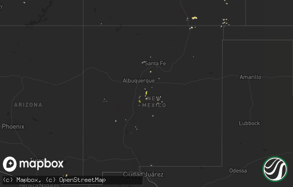 Hail map preview on 08-21-2011